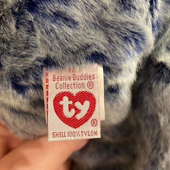Ty - The Original Beanie Buddies - Periwinkle 2001 in Excellent Condition 14” - Picture 6 of 7